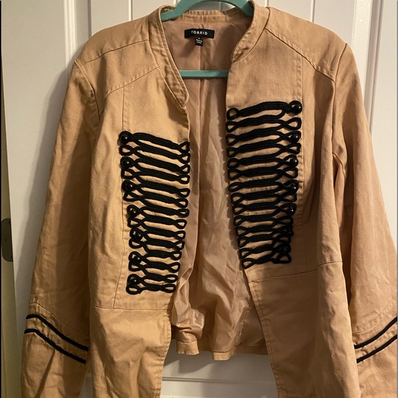 ❌SOLD❌ VINTAGE MAUVE TWILL MILITARY JACKET - Picture 4 of 7